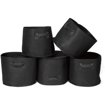 5 Gallon Fabric Planters (5 pack)