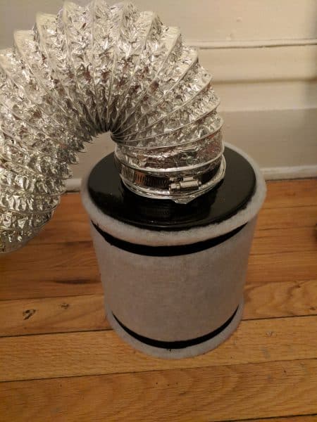 space bucket carbon filter
