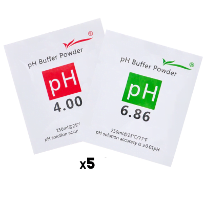 pH Meter Calibration Powder Packs