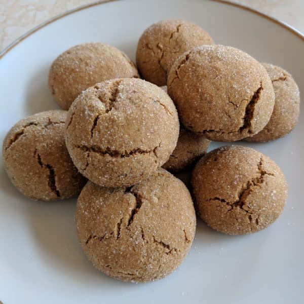 gluten free cannabis infused molasses cookies
