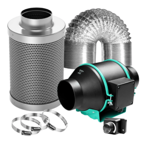 4 inche carbon filter fan kit for grow tent