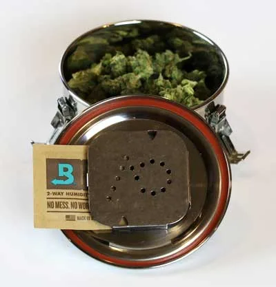 cvault with cured weed