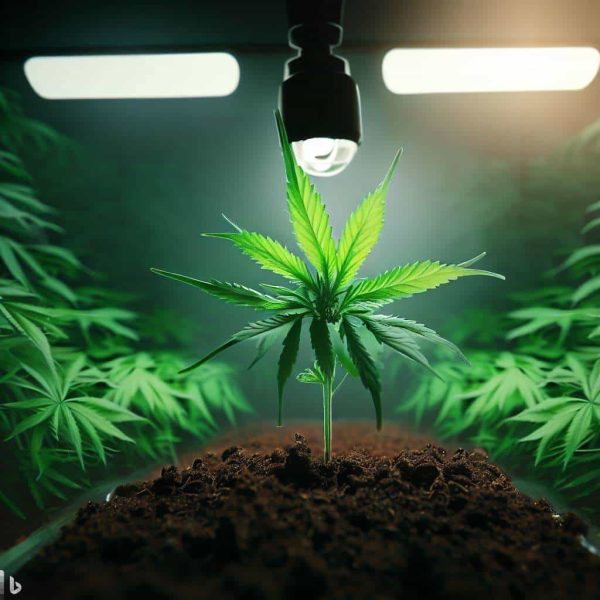 Cannabis plant indoor growth