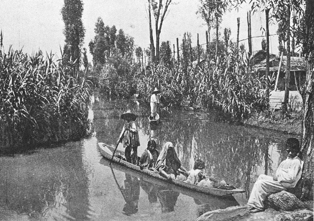 aztec floating gardens Chinampas