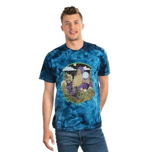 Weed Wizard Tie-Dye Tee, Crystal - Image 4