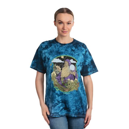 Weed Wizard Tie-Dye Tee, Crystal - Image 3