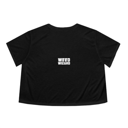 Weed Wizard Women's Flowy Cropped Tee - Image 2